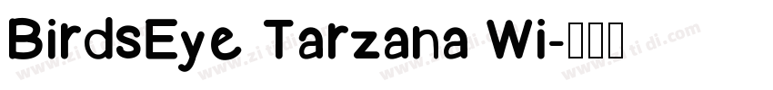 BirdsEye Tarzana Wi字体转换